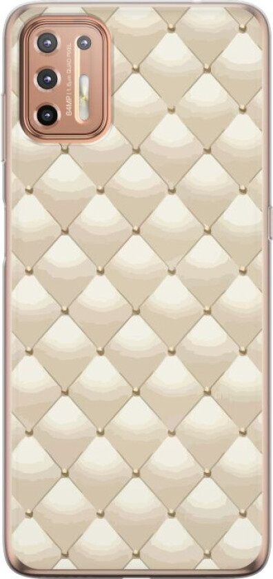 Mobildeksel til Motorola Moto G9 Plus med Gullglans motiv