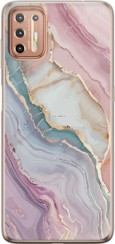 Mobildeksel til Motorola Moto G9 Plus med Marmor motiv