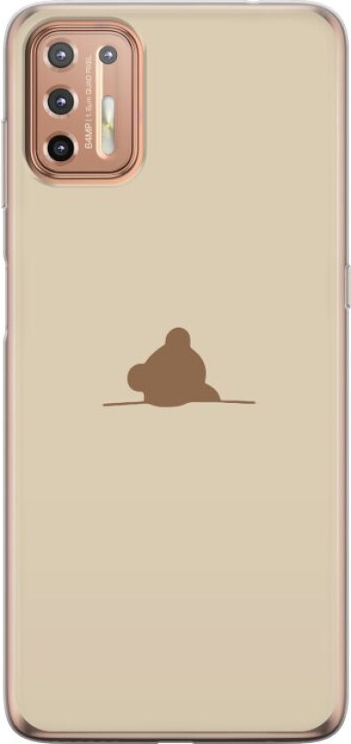 Mobildeksel til Motorola Moto G9 Plus med Nalle motiv