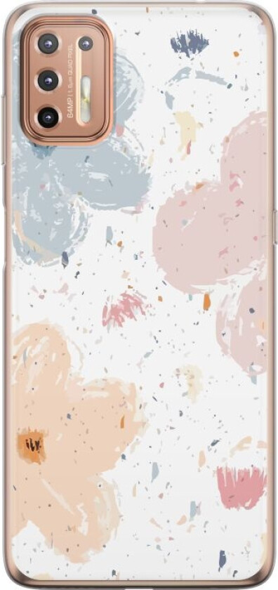 Mobildeksel til Motorola Moto G9 Plus med Blomster motiv