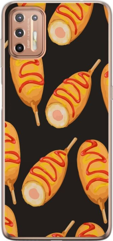 Mobildeksel til Motorola Moto G9 Plus med Kyllinglår motiv