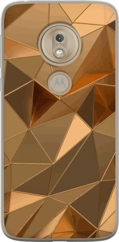 Mobildeksel til Motorola Moto G7 Play med 3D Gull motiv
