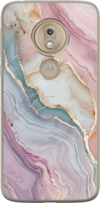 Mobildeksel til Motorola Moto G7 Play med Marmor motiv
