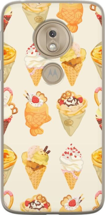 Mobildeksel til Motorola Moto G7 Play med Glassig motiv