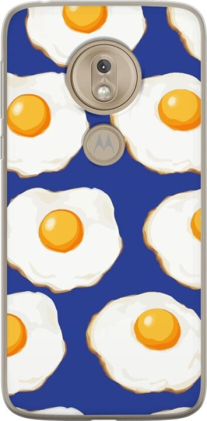 Mobildeksel til Motorola Moto G7 Play med Stekte egg motiv
