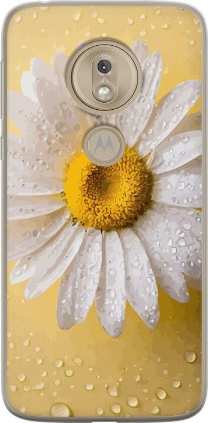 Mobildeksel til Motorola Moto G7 Play med Porselensblomst motiv