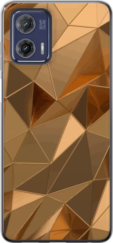 Mobildeksel til Motorola Moto G73 med 3D Gull motiv
