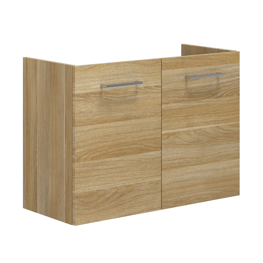 Mido+ Servantskap Slim m/Dører - Varm Eik