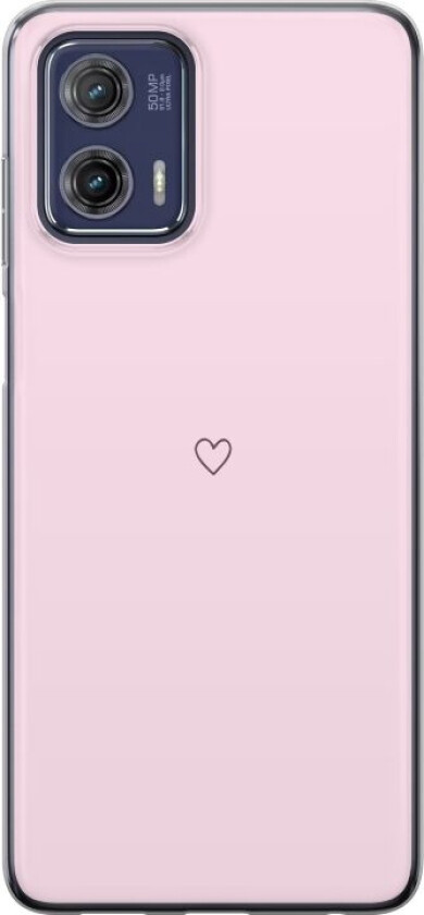 Mobildeksel til Motorola Moto G73 med Hjerte motiv