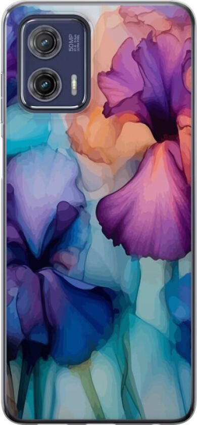 Mobildeksel til Motorola Moto G73 med Magiske blomster motiv
