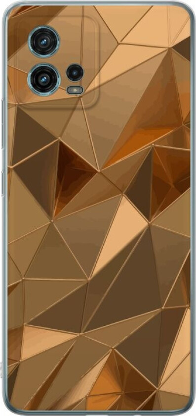 Mobildeksel til Motorola Moto G72 med 3D Gull motiv