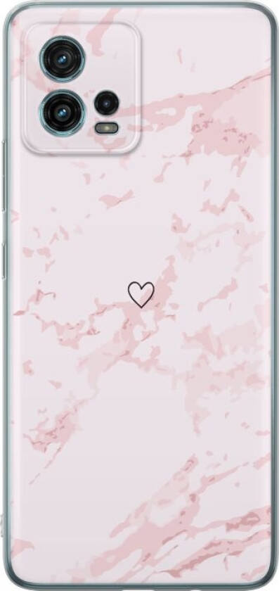 Mobildeksel til Motorola Moto G72 med Rosa Hjerte motiv