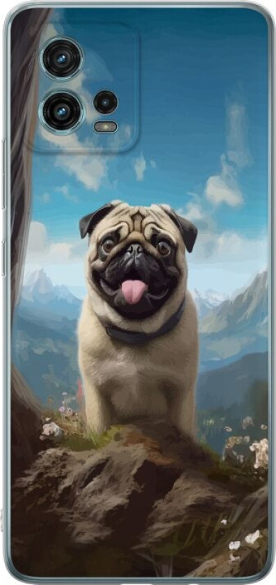 Mobildeksel til Motorola Moto G72 med Glad Hund motiv