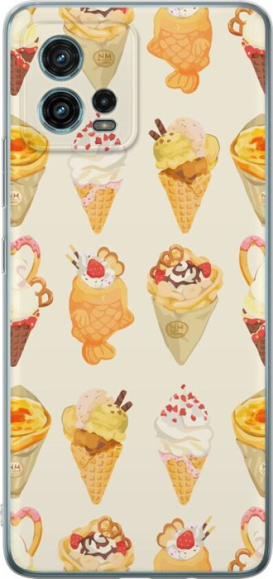 Mobildeksel til Motorola Moto G72 med Glassig motiv