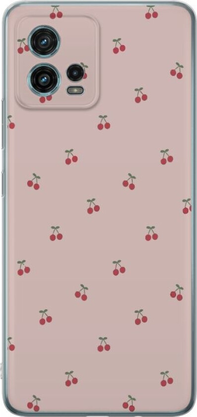 Mobildeksel til Motorola Moto G72 med Kirsebær motiv