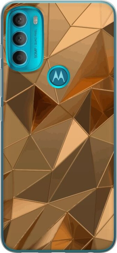 Mobildeksel til Motorola Moto G71 5G med 3D Gull motiv