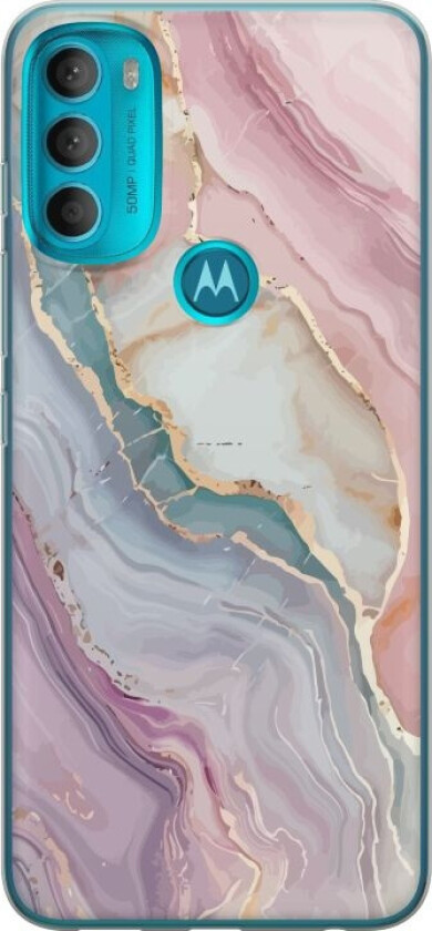 Mobildeksel til Motorola Moto G71 5G med Marmor motiv