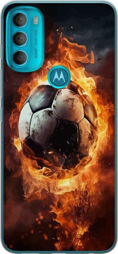 Mobildeksel til Motorola Moto G71 5G med Fotball motiv
