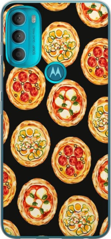Mobildeksel til Motorola Moto G71 5G med Pizza motiv