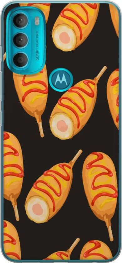 Mobildeksel til Motorola Moto G71 5G med Kyllinglår motiv