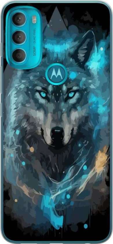 Mobildeksel til Motorola Moto G71 5G med Ulve motiv