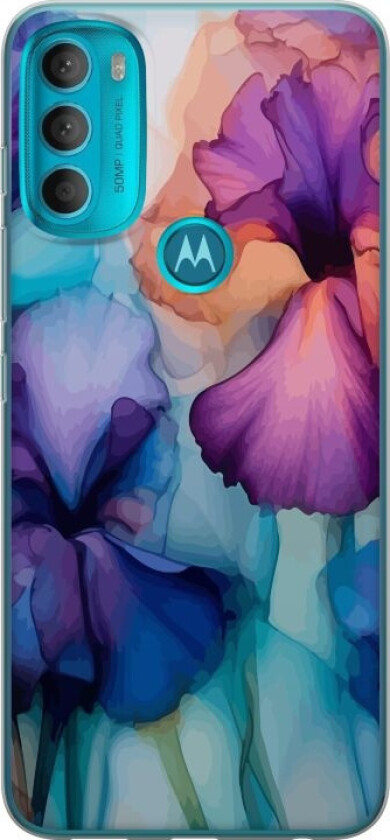 Mobildeksel til Motorola Moto G71 5G med Magiske blomster motiv
