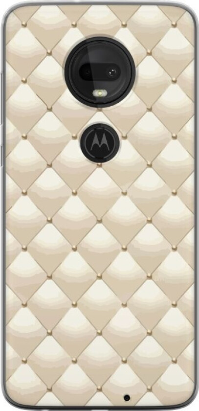 Mobildeksel til Motorola Moto G7 med Gullglans motiv