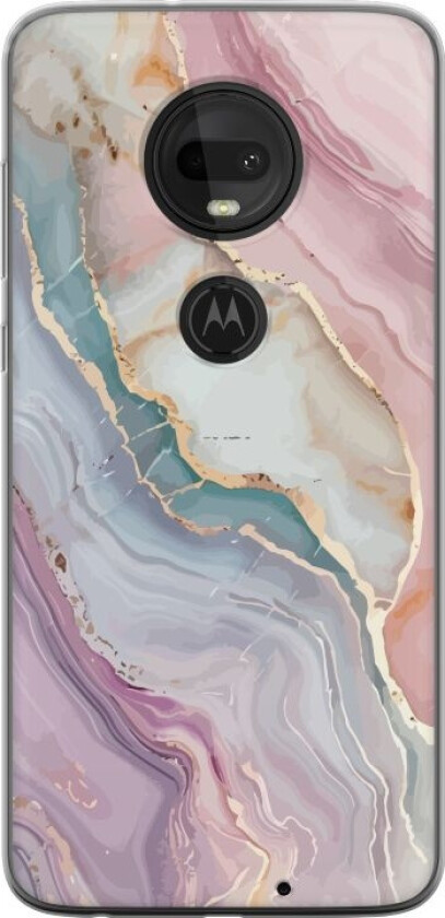 Mobildeksel til Motorola Moto G7 med Marmor motiv