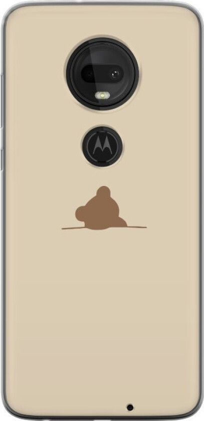 Mobildeksel til Motorola Moto G7 med Nalle motiv