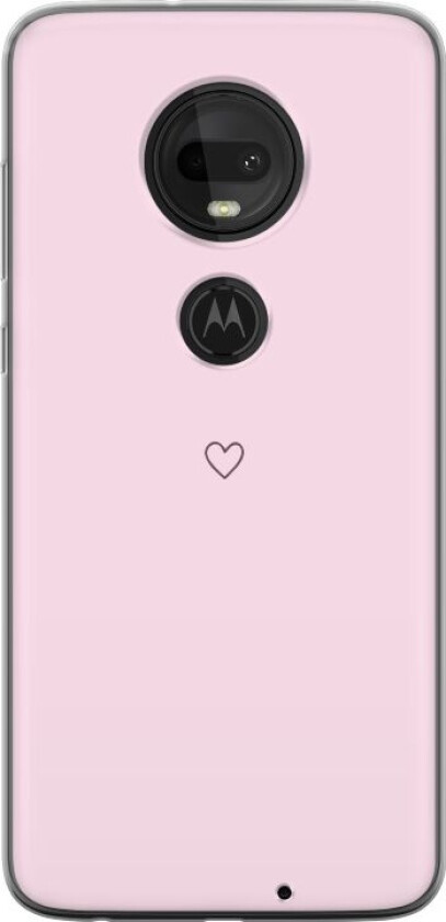 Mobildeksel til Motorola Moto G7 med Hjerte motiv