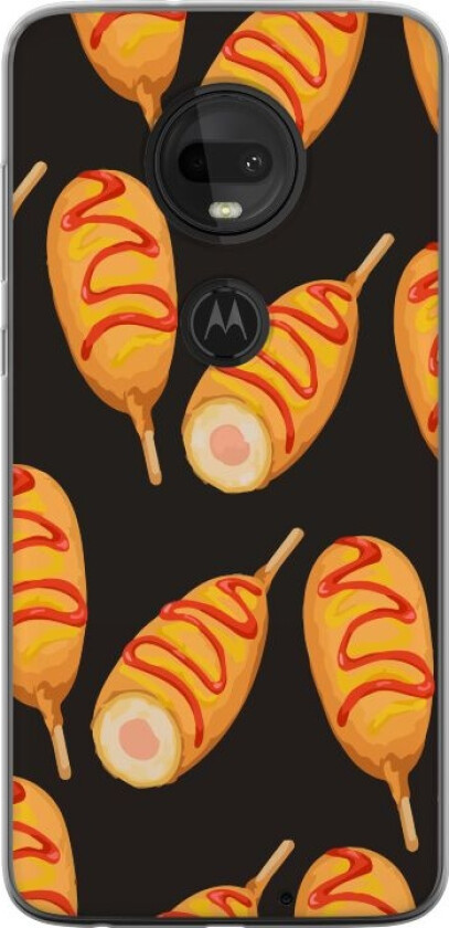 Mobildeksel til Motorola Moto G7 med Kyllinglår motiv