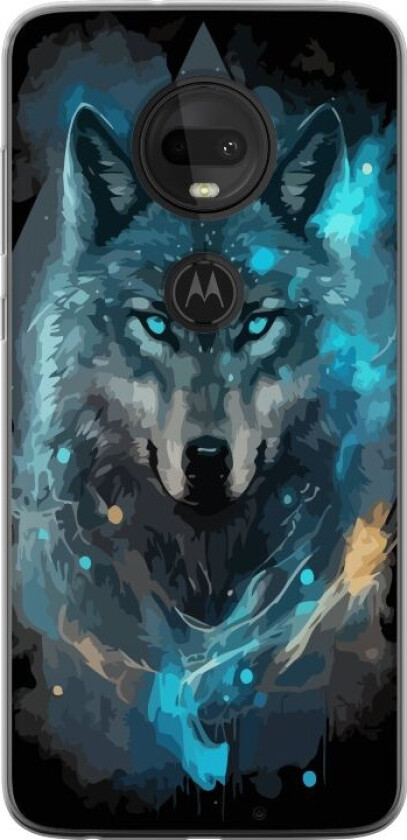 Mobildeksel til Motorola Moto G7 med Ulve motiv