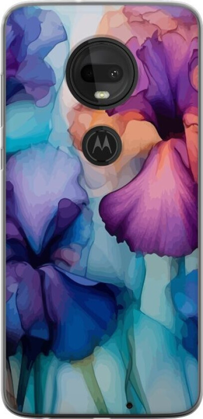 Mobildeksel til Motorola Moto G7 med Magiske blomster motiv