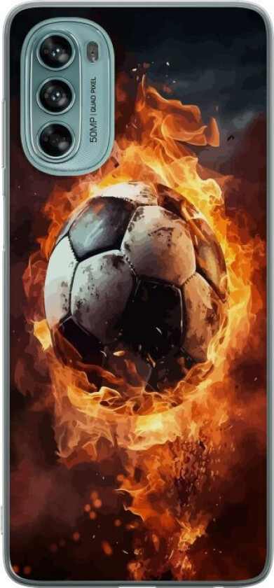 Mobildeksel til Motorola Moto G62 5G med Fotball motiv