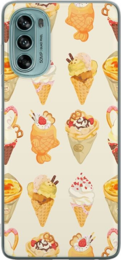 Mobildeksel til Motorola Moto G62 5G med Glassig motiv