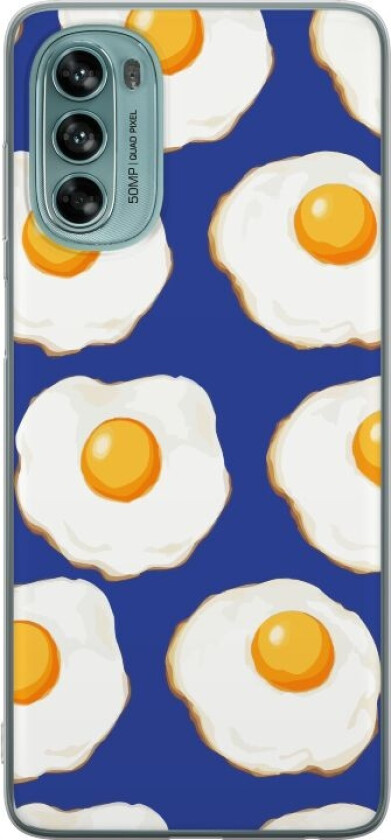 Mobildeksel til Motorola Moto G62 5G med Stekte egg motiv