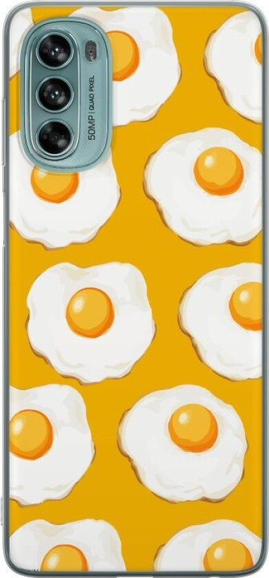 Mobildeksel til Motorola Moto G62 5G med Stekt egg motiv