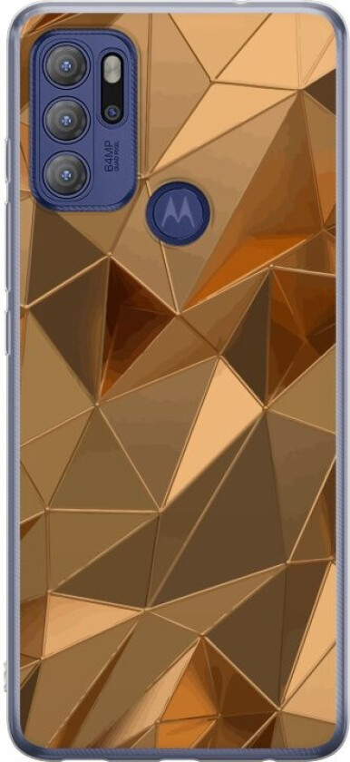 Mobildeksel til Motorola Moto G60S med 3D Gull motiv