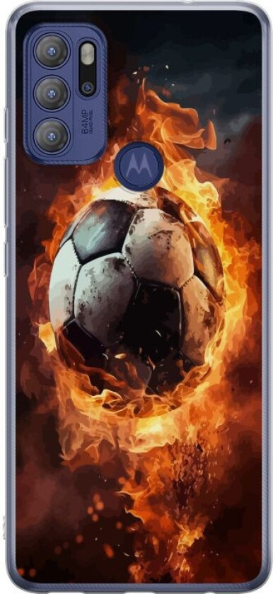 Mobildeksel til Motorola Moto G60S med Fotball motiv