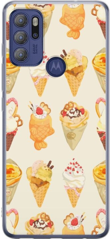 Mobildeksel til Motorola Moto G60S med Glassig motiv