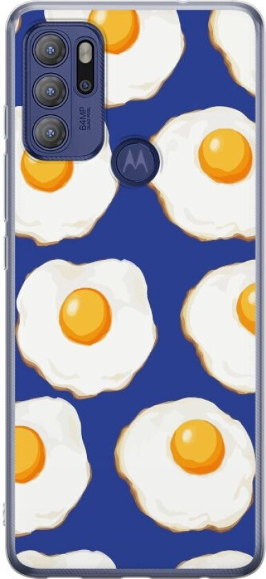 Mobildeksel til Motorola Moto G60S med Stekte egg motiv