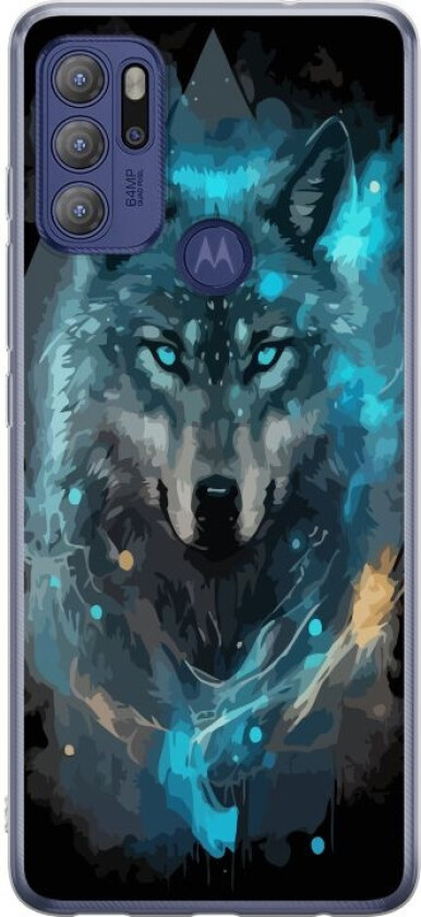Mobildeksel til Motorola Moto G60S med Ulve motiv