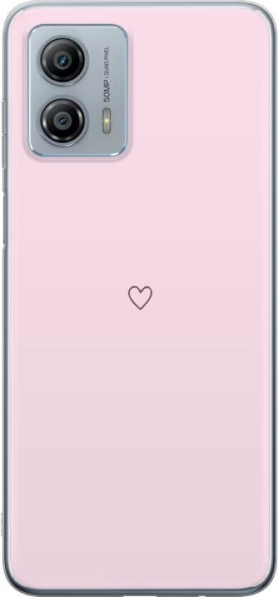 Mobildeksel til Motorola Moto G53 med Hjerte motiv