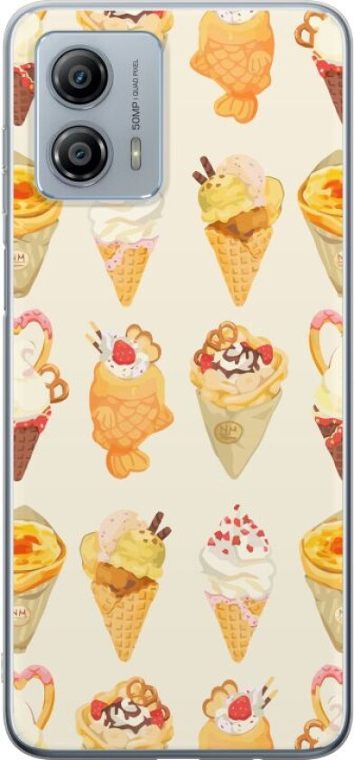 Mobildeksel til Motorola Moto G53 med Glassig motiv