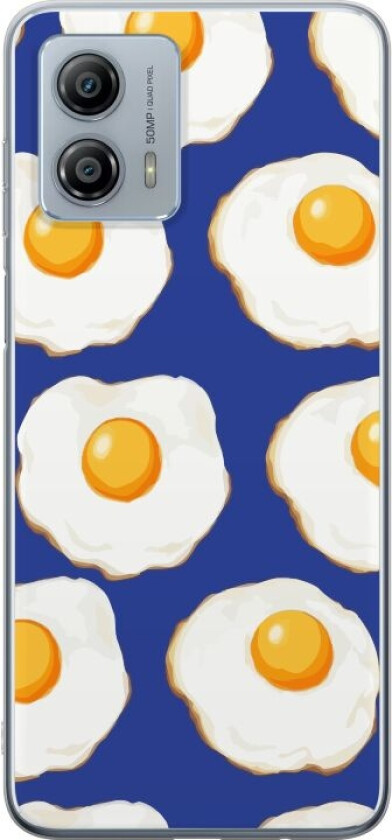 Mobildeksel til Motorola Moto G53 med Stekte egg motiv
