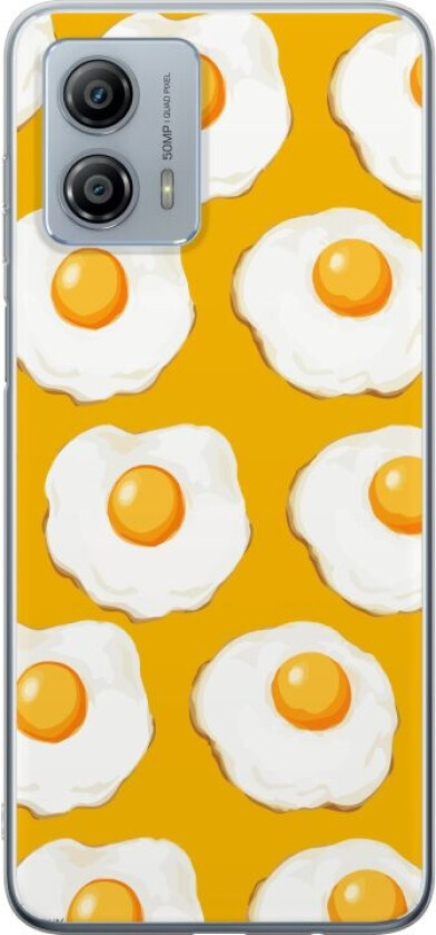 Mobildeksel til Motorola Moto G53 med Stekt egg motiv