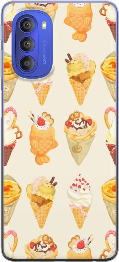 Mobildeksel til Motorola Moto G51 5G med Glassig motiv