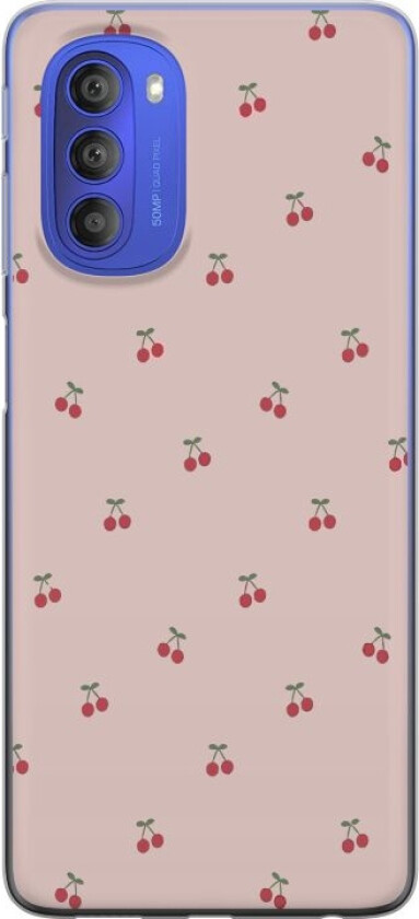 Mobildeksel til Motorola Moto G51 5G med Kirsebær motiv