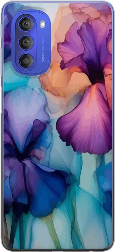 Mobildeksel til Motorola Moto G51 5G med Magiske blomster motiv