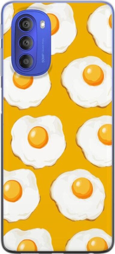 Mobildeksel til Motorola Moto G51 5G med Stekt egg motiv